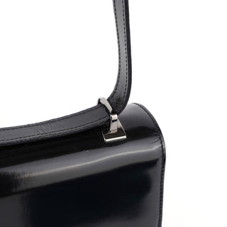 Gucci Black Patent Leather Shoulder Bag