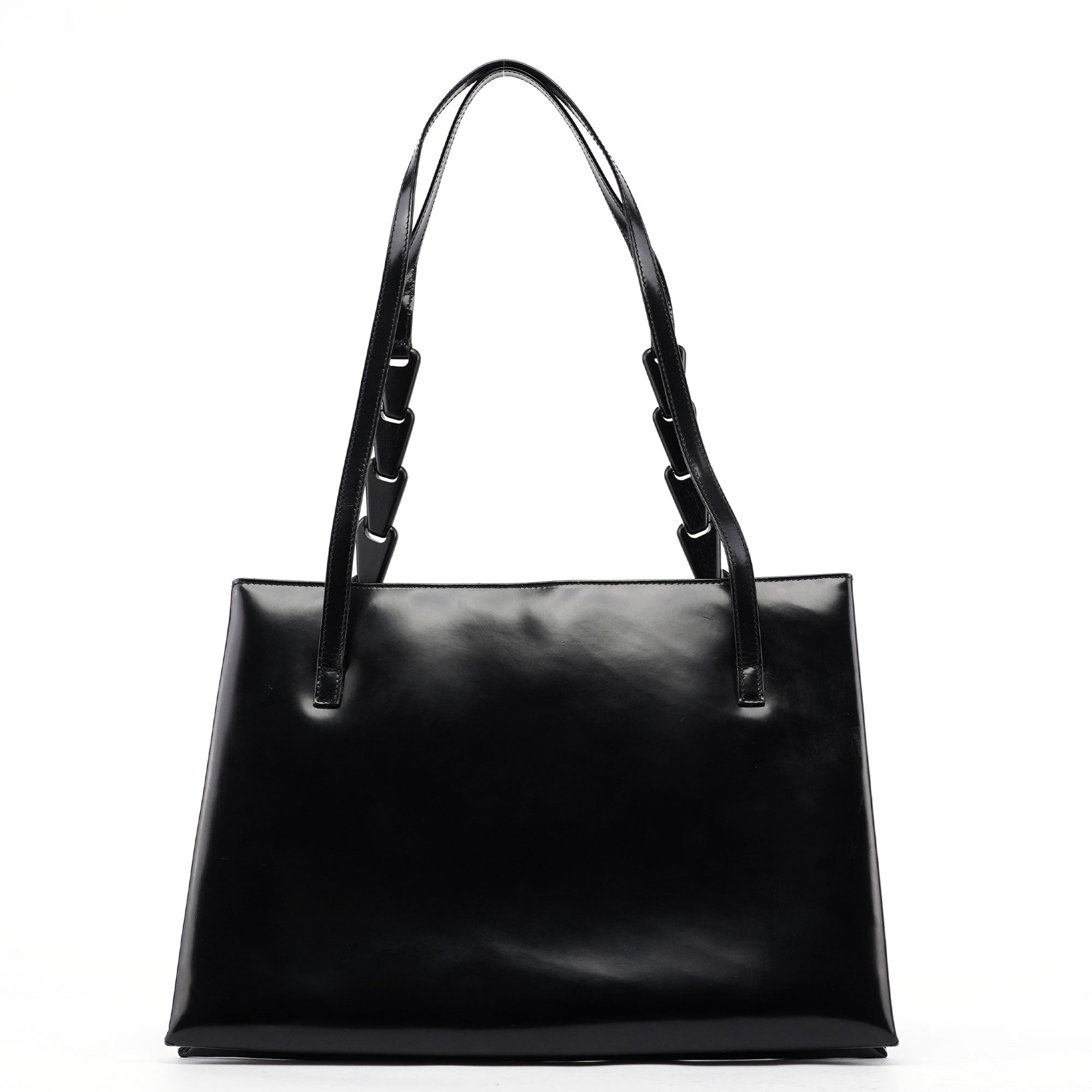 Gucci Black Patent Leather Tote