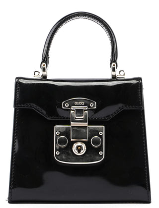 Gucci Black Patent Micro Ladylock