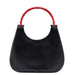 Gucci Black Red Bamboo Shoulder Bag