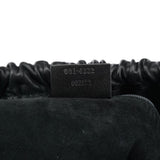 Gucci Black Ruched Leather Shoulder Bag