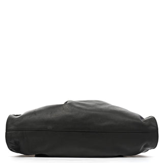 Gucci Black Ruched Leather Shoulder Bag