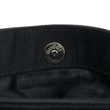 Gucci Black Satin Bamboo Mini 2-Way Bag