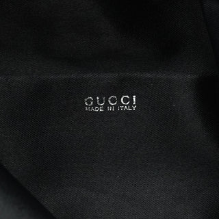 Gucci Black Satin Bamboo Mini 2-Way Bag