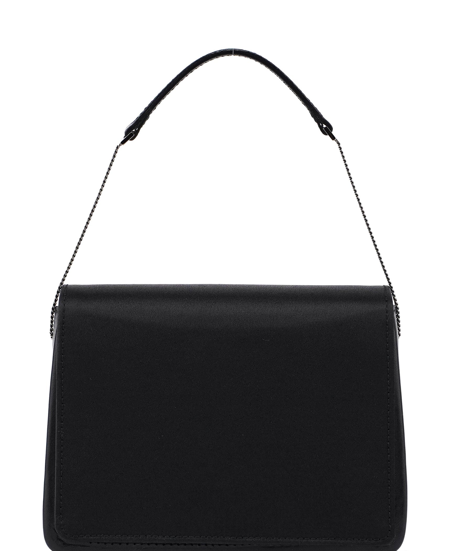 Gucci Black Satin Calfskin Mini Shoulder Bag