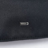 Gucci Black Satin Drawstring Shoulder Bag