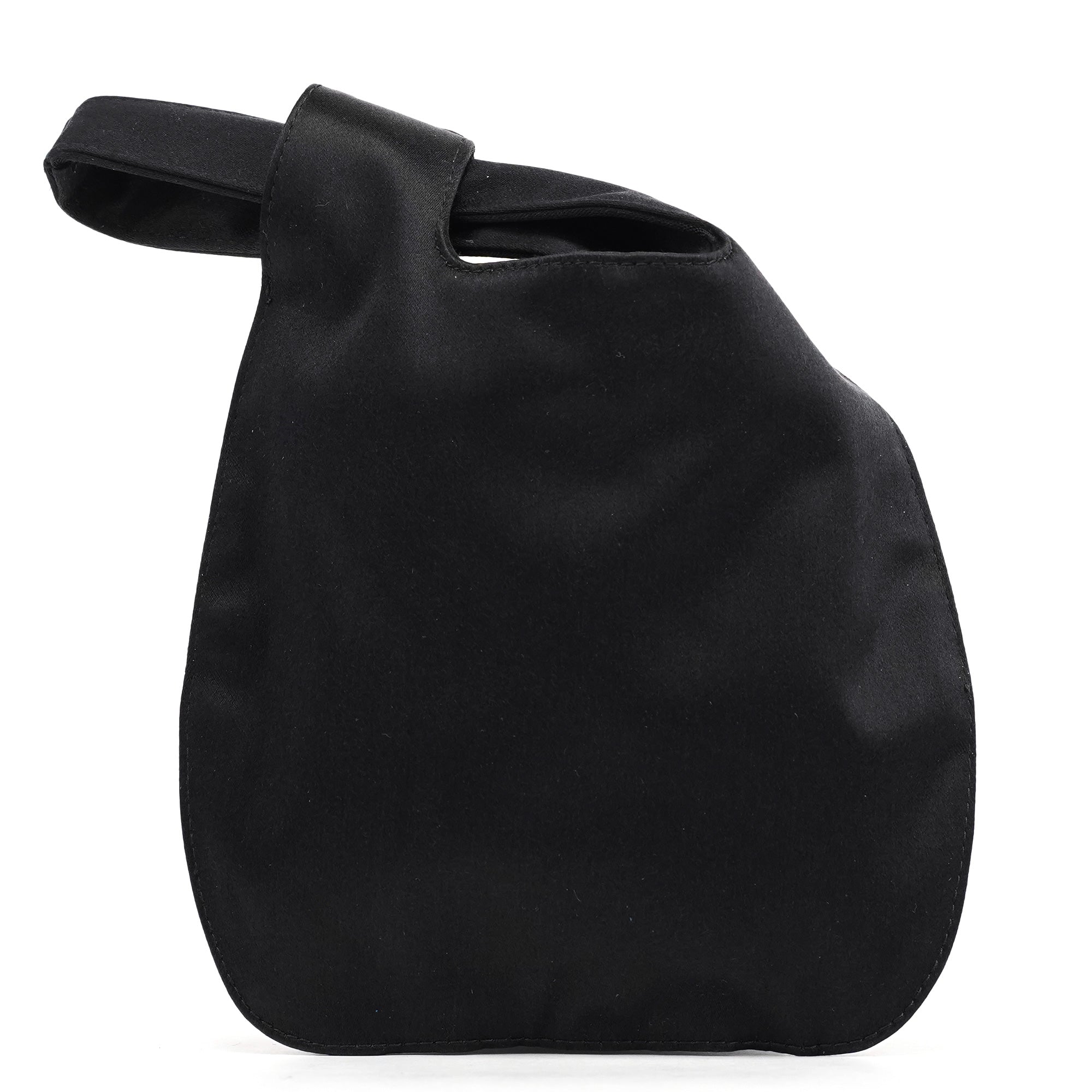 Gucci Black Satin Mini Loop Handbag
