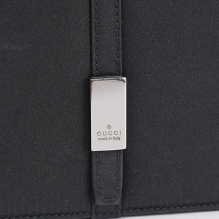 Gucci Black Satin Shoulder Bag