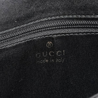 Gucci Black Satin Shoulder Bag