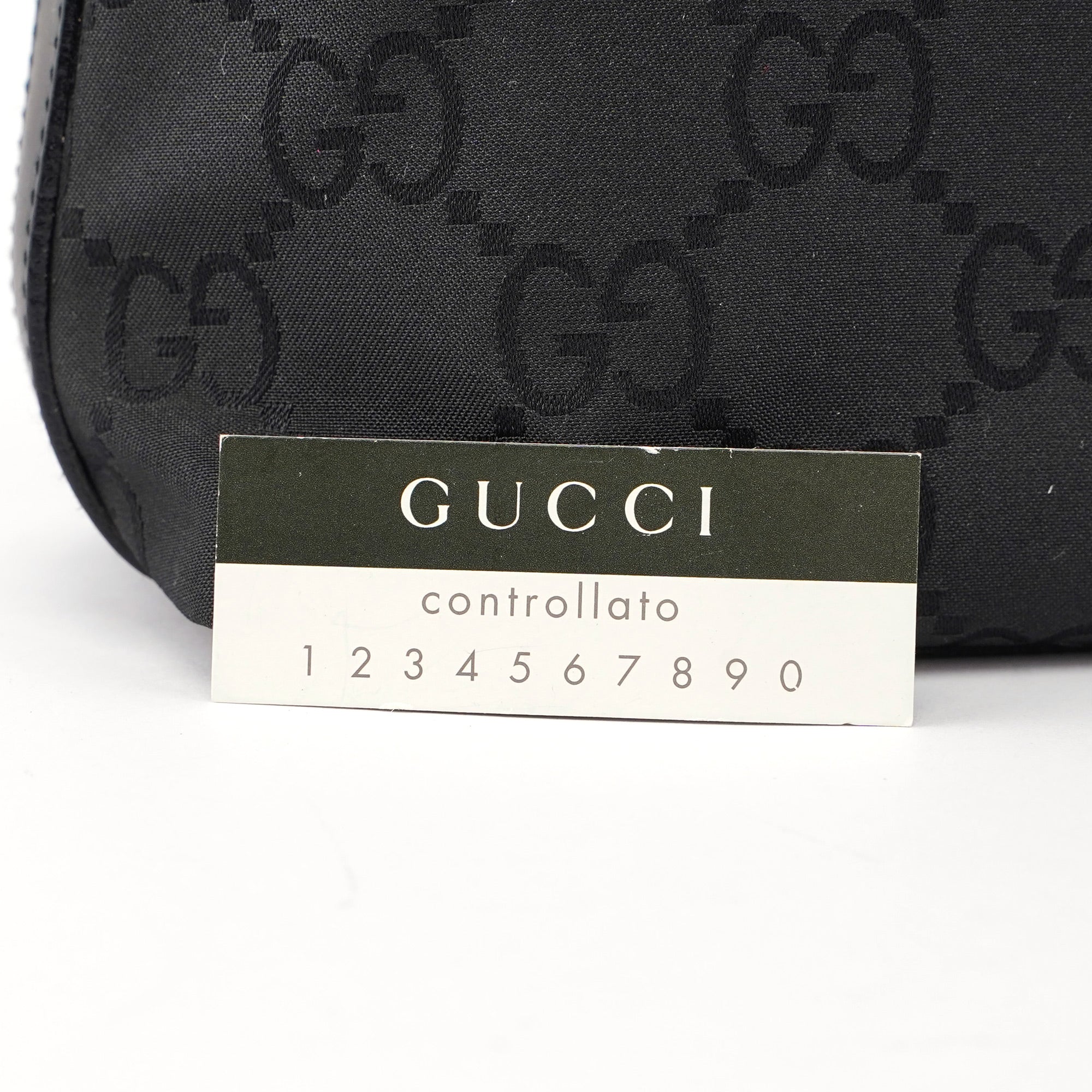 Gucci Black Small GG Hobo Shoulder Bag