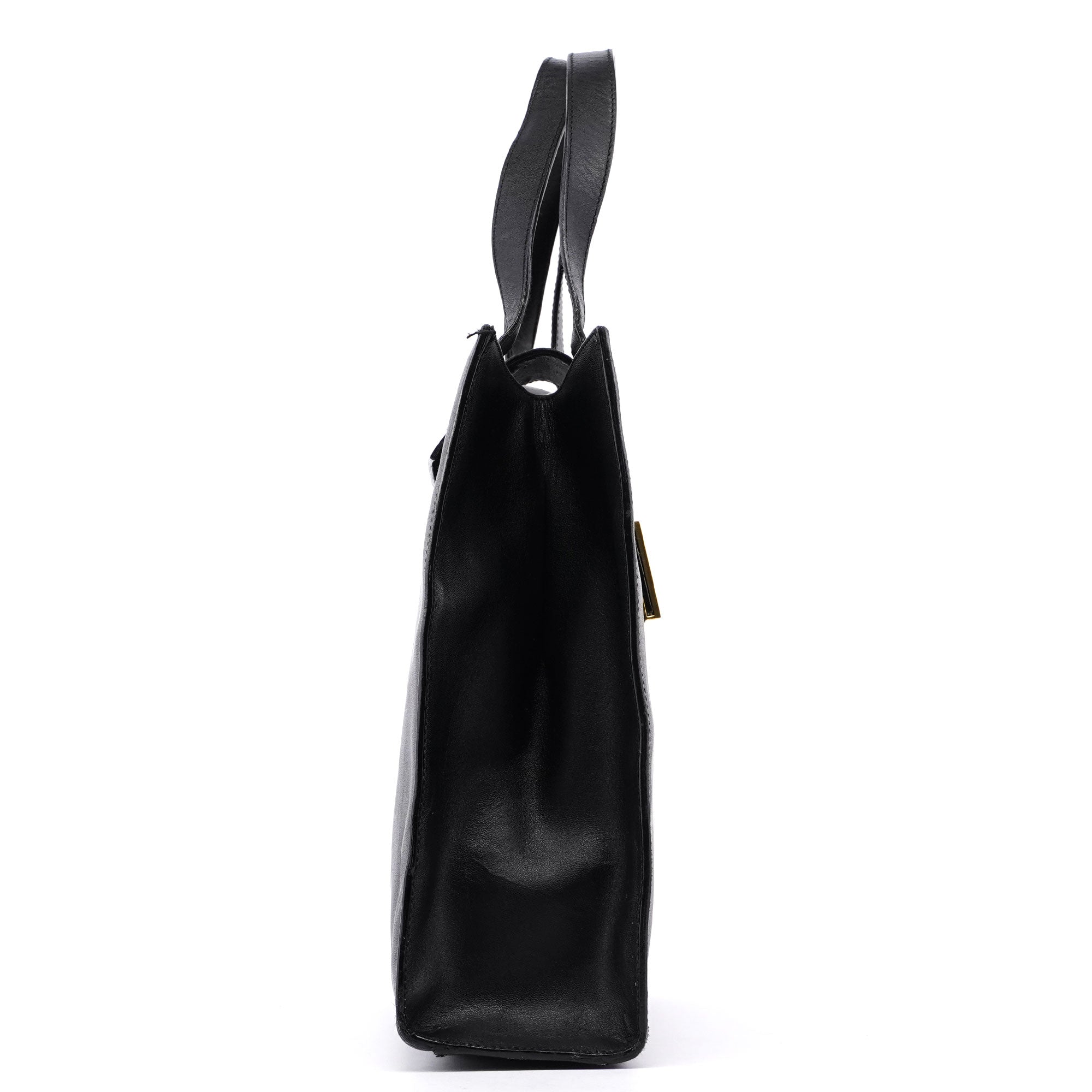 Gucci Black Square G Leather Small Tote