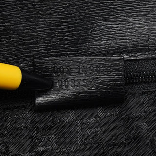 Gucci Black Structured Leather Tote Bag