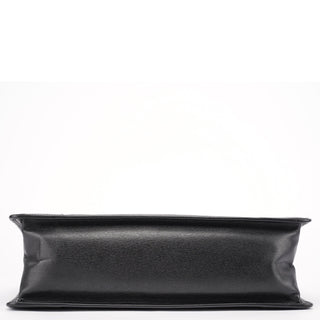 Gucci Black Structured Leather Tote Bag