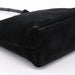 Gucci Black Suede Bamboo Hobo Shoulder Bag