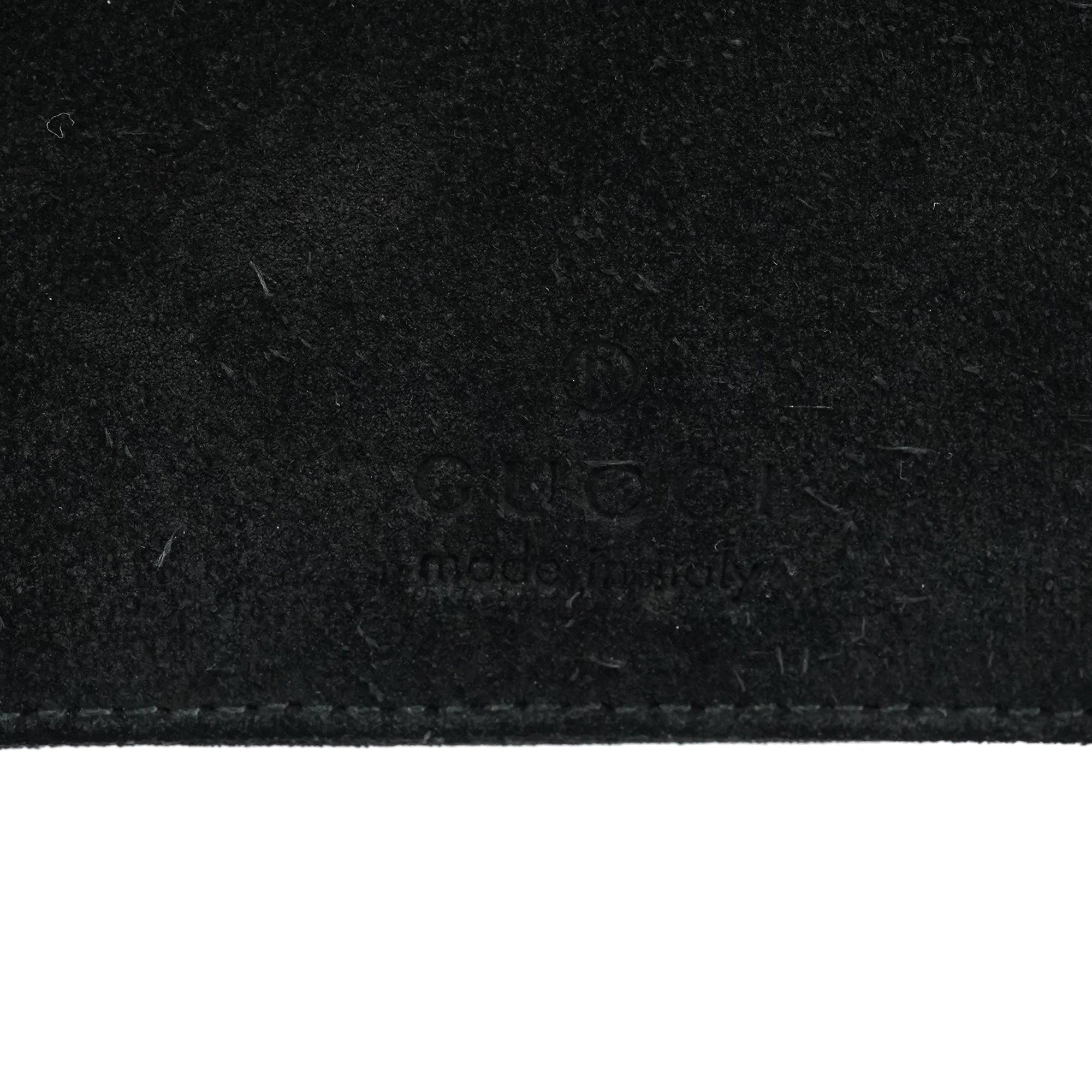 Gucci Black Suede Bamboo Shoulder Bag