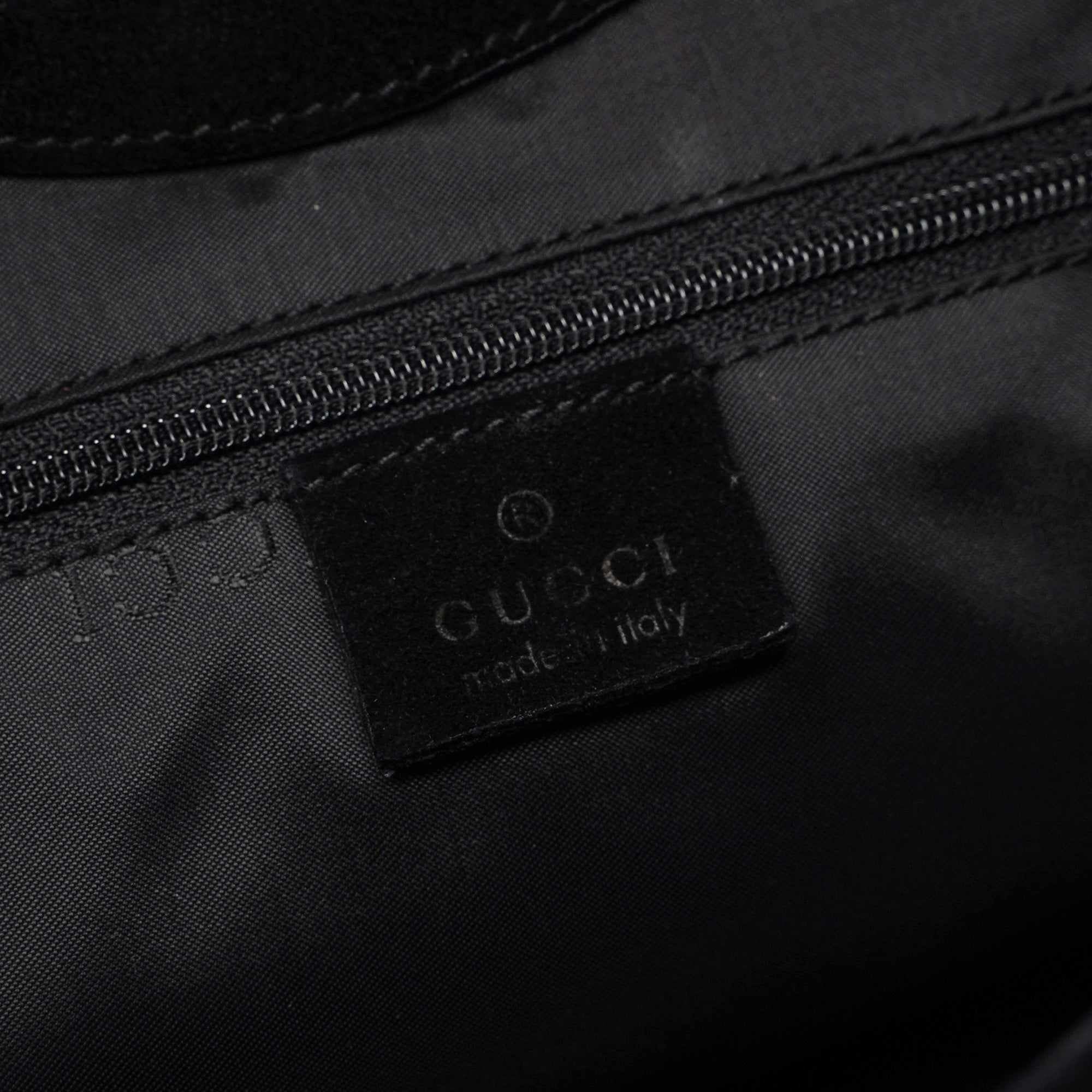 Gucci Black Suede Bamboo Shoulder Bag