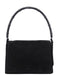 Gucci Black Suede Bamboo Shoulder Bag