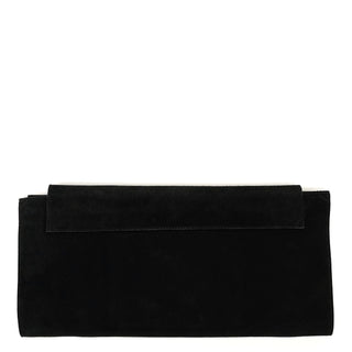 Gucci Black Suede Foldable Clutch