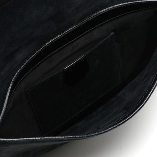 Gucci Black Suede Foldable Clutch