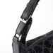 Gucci Black Suede GG Hobo Shoulder Bag