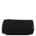 Gucci Black Suede GG Hobo Shoulder Bag