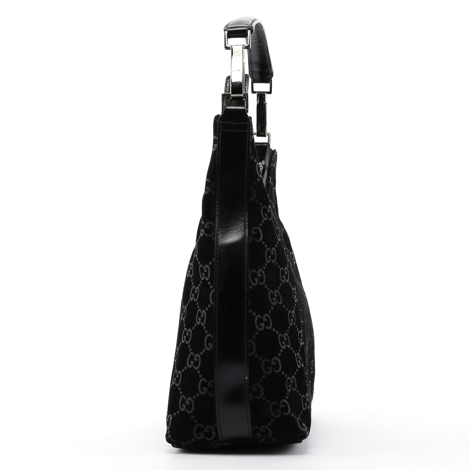 Gucci Sac porté épaule GG en daim noir