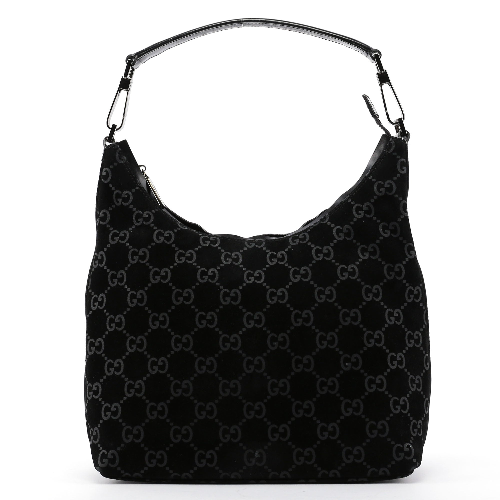 Gucci Sac porté épaule GG en daim noir