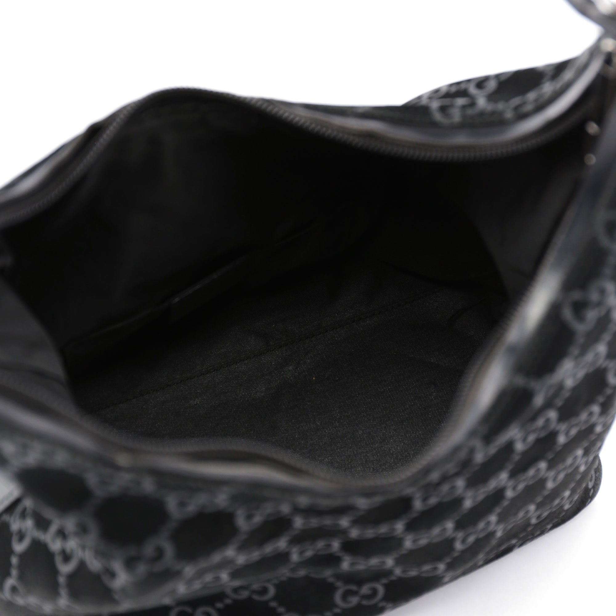 Gucci Sac porté épaule GG en daim noir