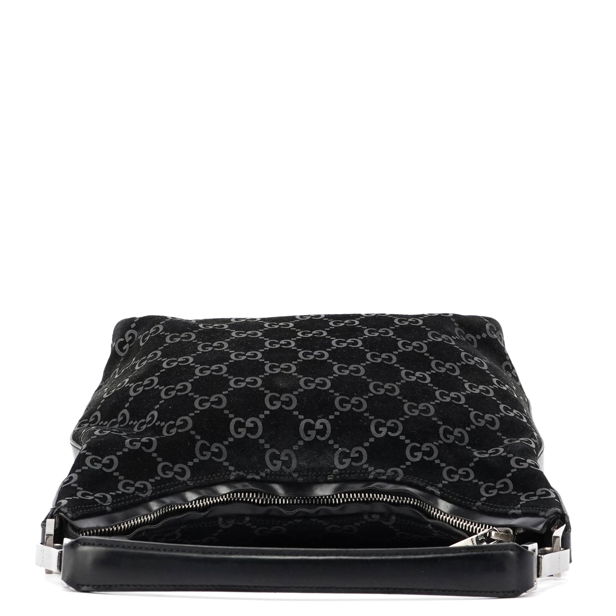Gucci Sac porté épaule GG en daim noir