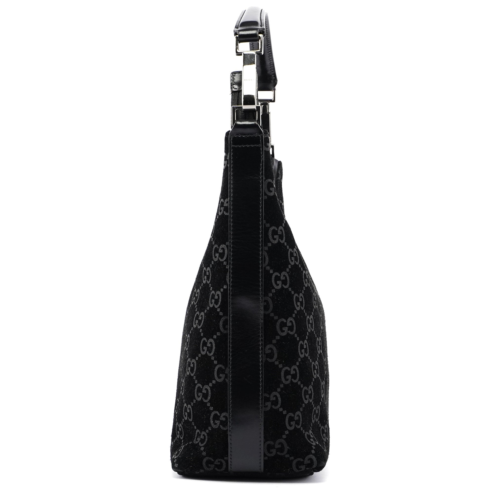 Gucci Sac porté épaule GG en daim noir