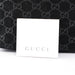 Gucci Black Suede GG Shoulder Bag