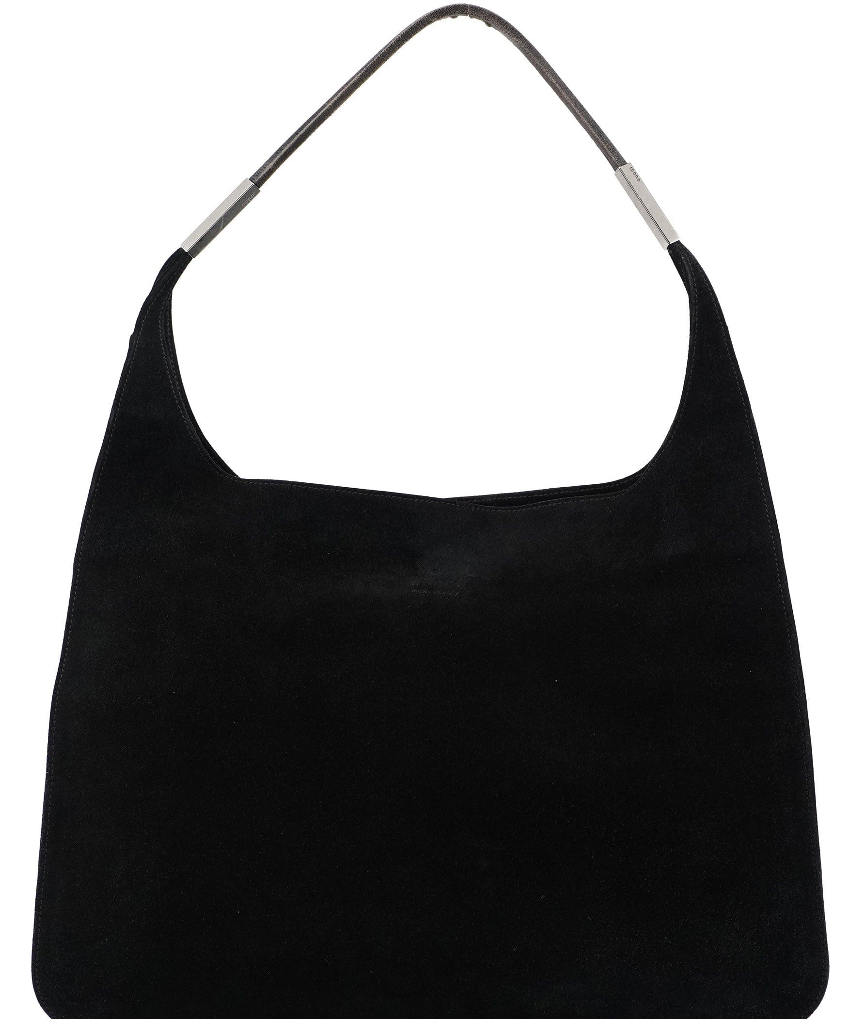 Gucci Black Suede Hobo Shoulder Bag
