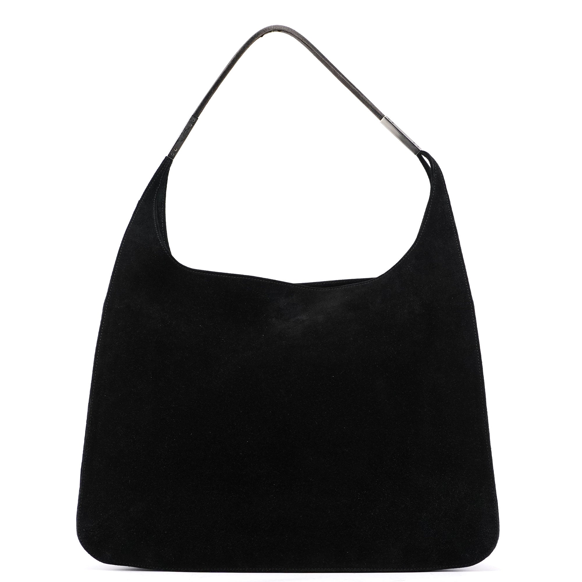 Gucci 001 3192 Sac hobo en daim noir
