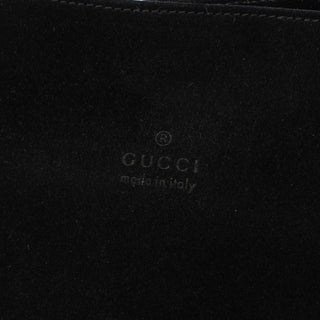 Gucci Black Suede Hobo Shoulder Bag