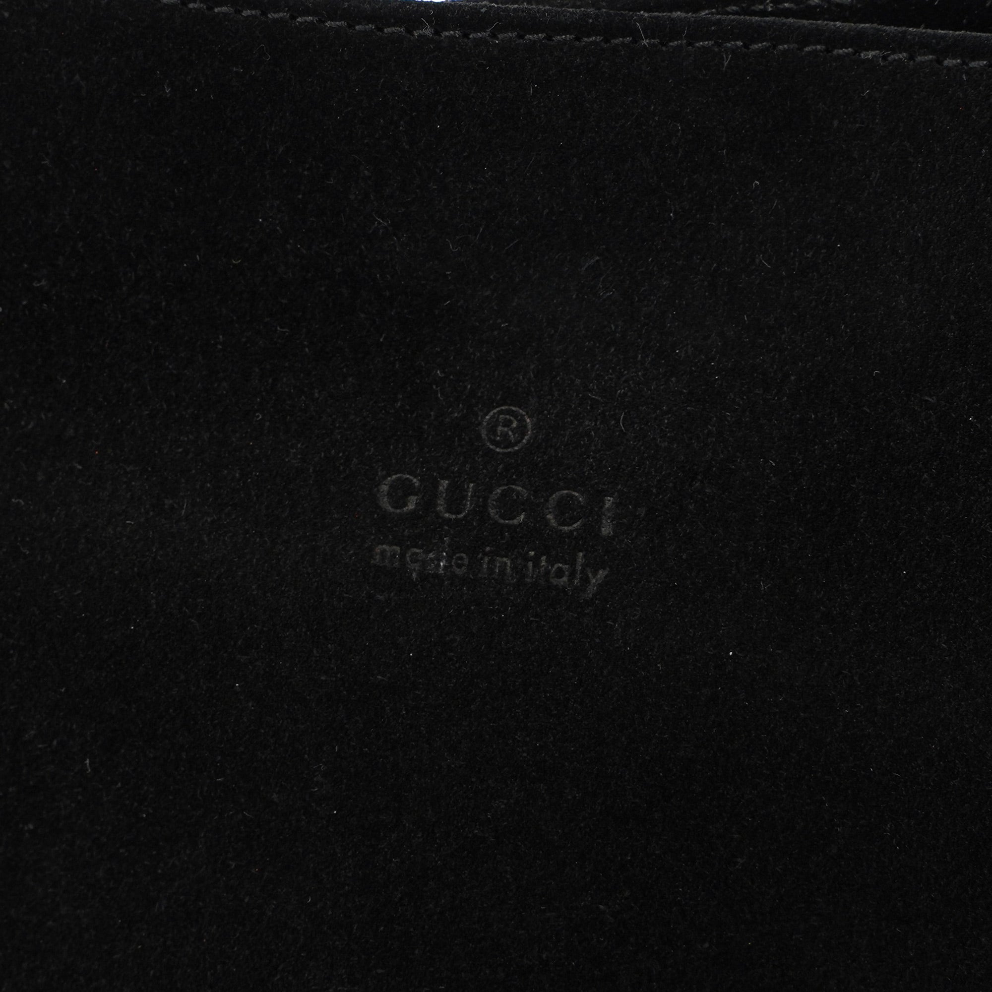 Gucci Black Suede Hobo Shoulder Bag