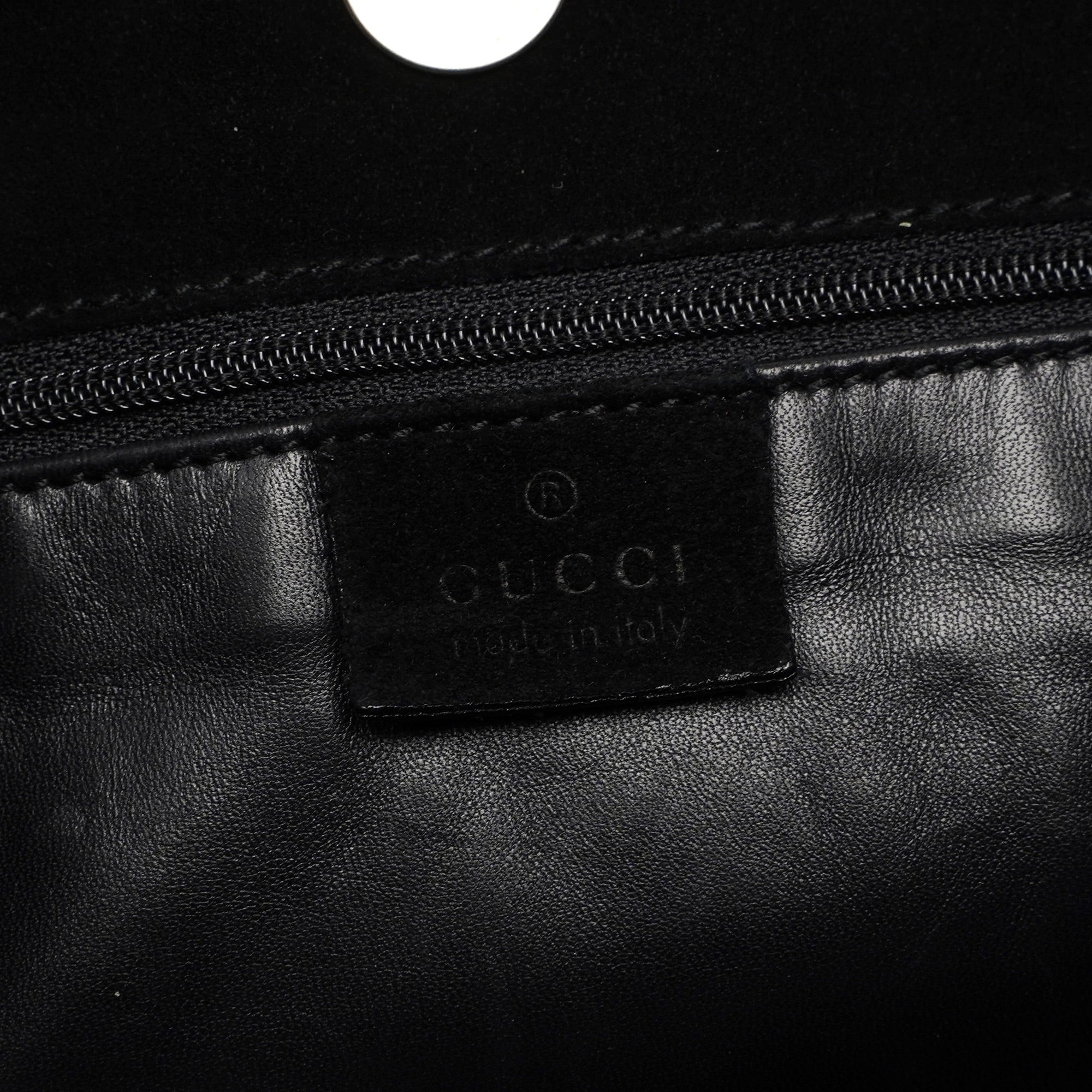 Gucci Black Suede Hobo Shoulder Bag