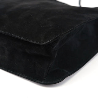 Gucci Black Suede Hobo Shoulder Bag