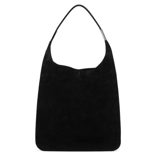 Gucci Black Suede Hobo Shoulder Bag