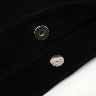 Gucci Black Suede Hobo Shoulder Bag