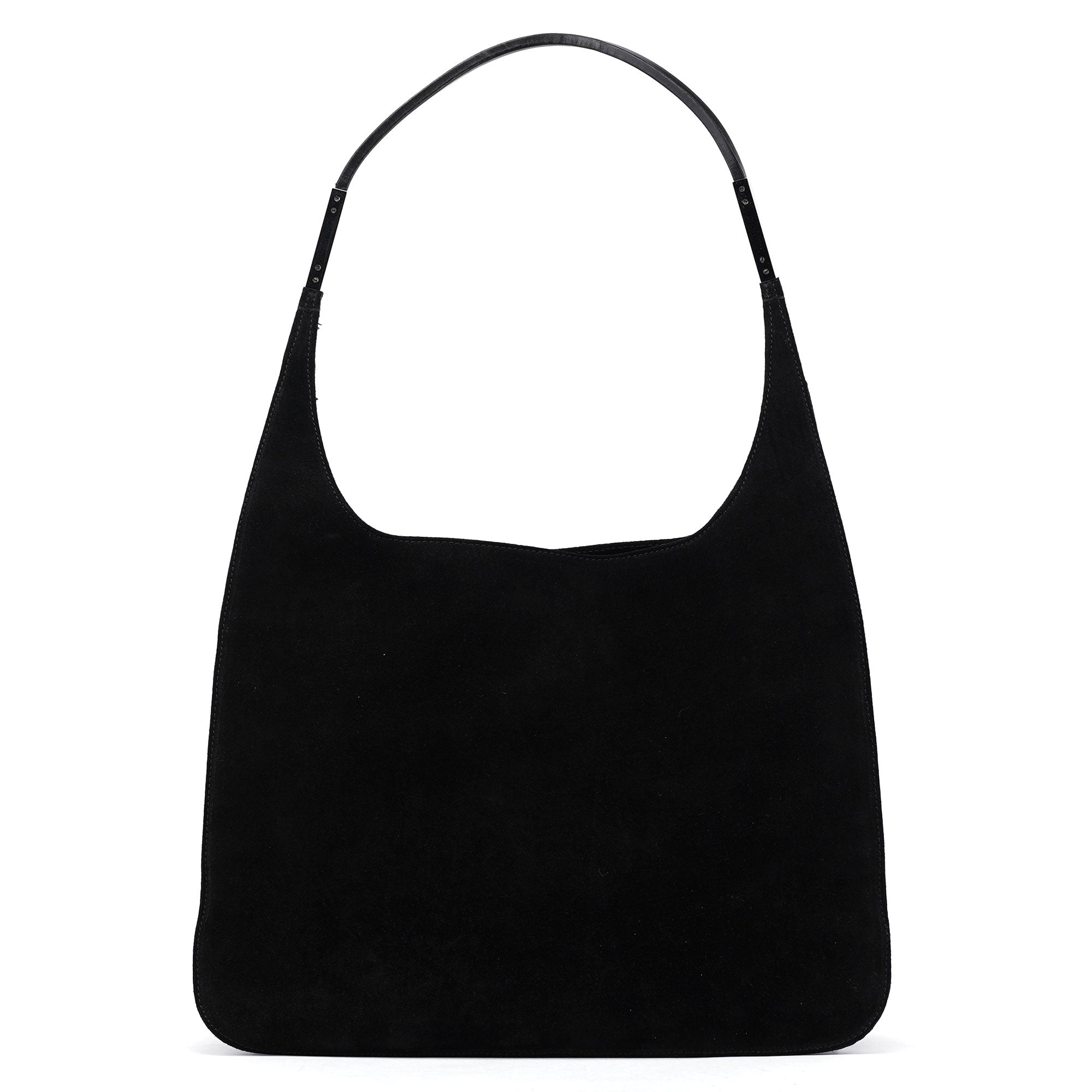 Gucci Black Suede Hobo Shoulder Bag