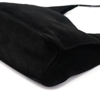 Gucci Black Suede Hobo Shoulder Bag