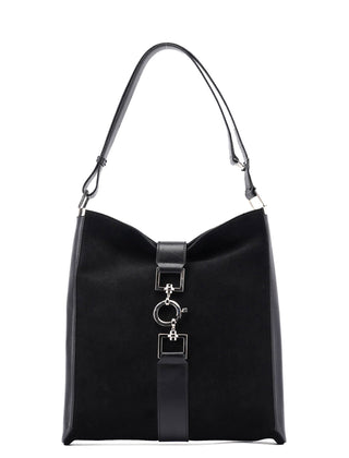 Gucci Black Suede Jackie Shoulder Bag