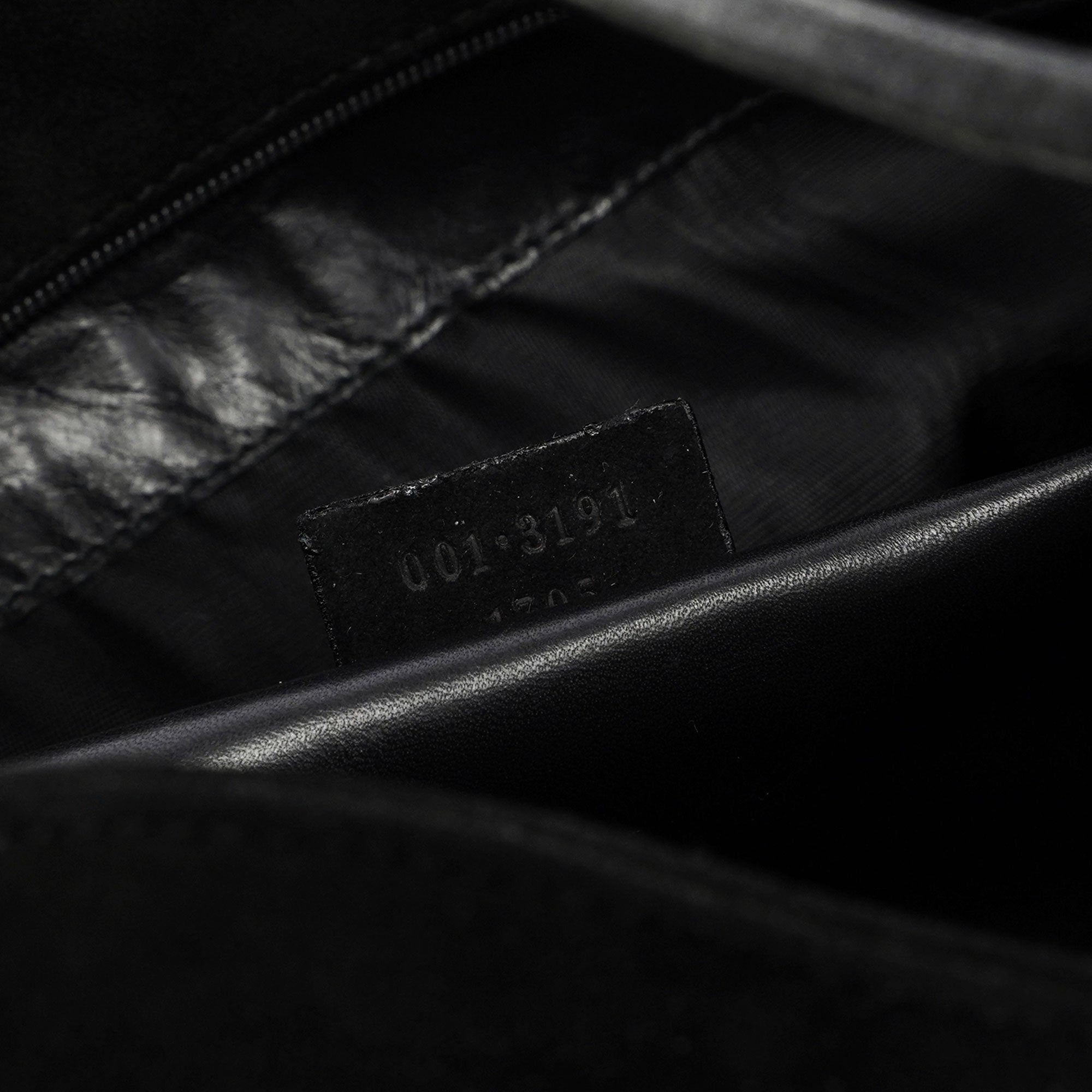 Gucci Sac porté épaule en daim noir