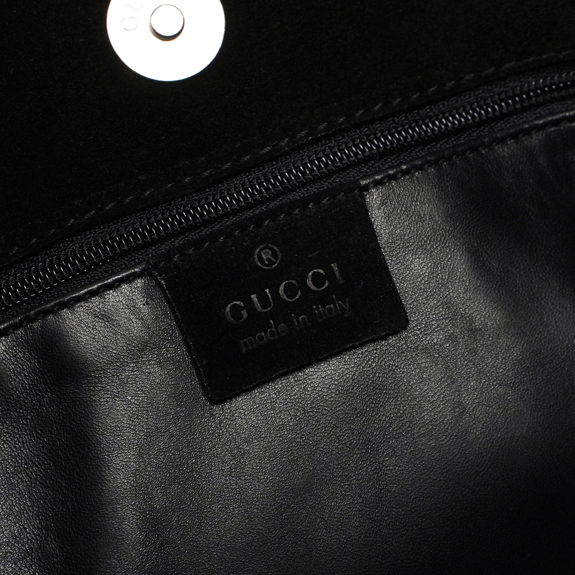 Gucci Black Suede Shoulder Bag