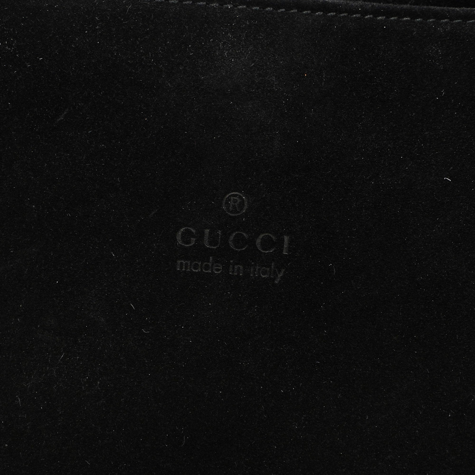 Gucci Black Suede Shoulder Bag