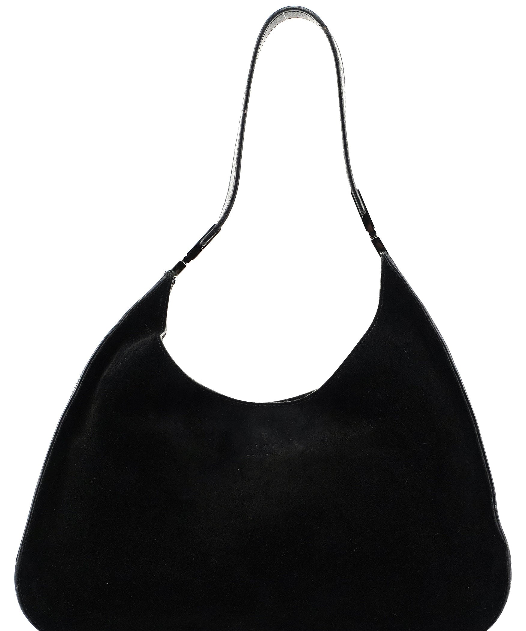 Gucci Black Suede Shoulder Bag