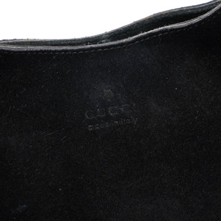 Gucci Black Suede Shoulder Bag