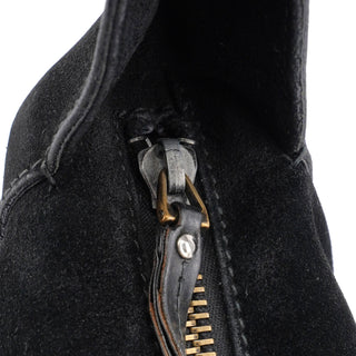 Gucci Black Suede Shoulder Bag