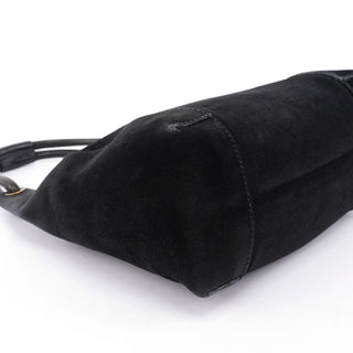 Gucci Black Suede Shoulder Bag