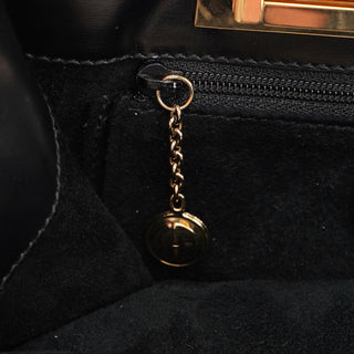 Gucci Black Suede Square G Mini Tote